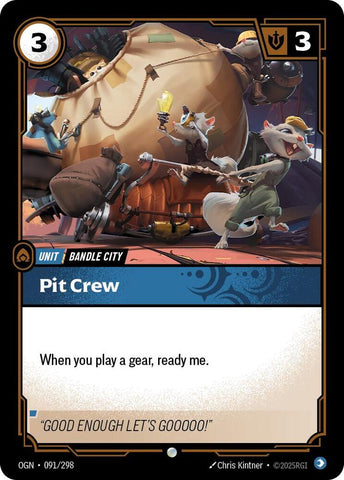 Pit Crew 091/298 RFTB1