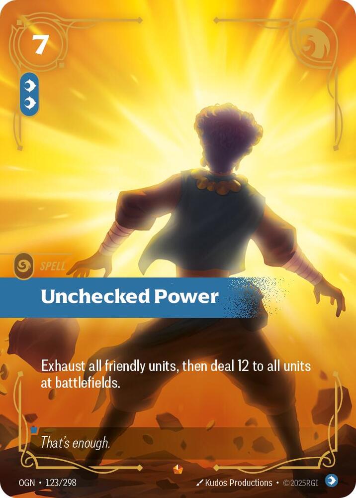 Unchecked Power 123/298 RFTB1
