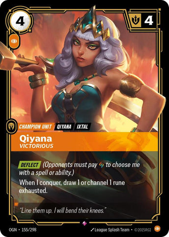 Qiyana - Victorious 155/298 RFTB1