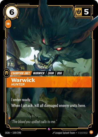 Warwick - Hunter 159/298 RFTB1