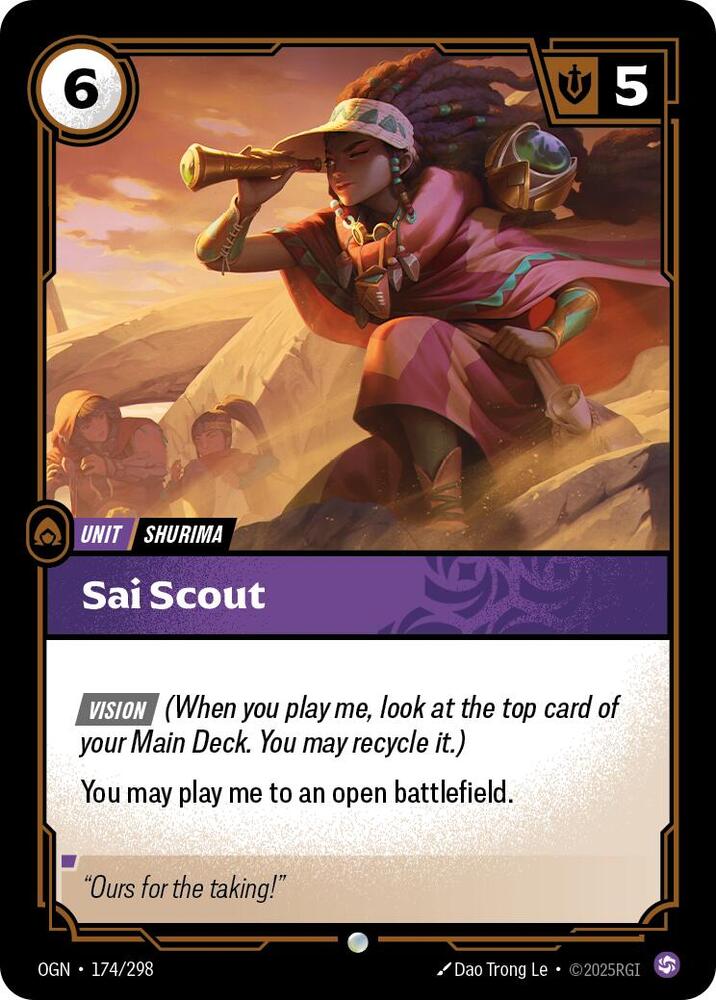 Sai Scout 174/298 RFTB1
