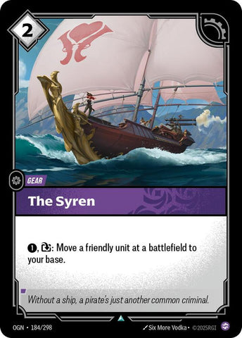 The Syren 184/298 RFTB1