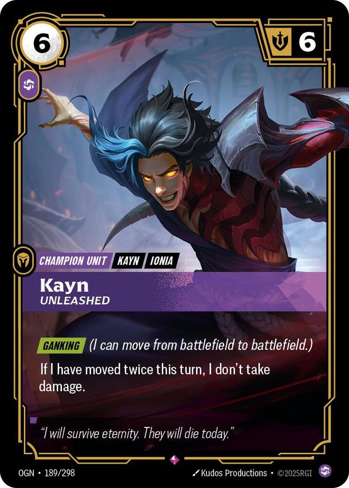 Kayn - Unleashed 189/298 RFTB1