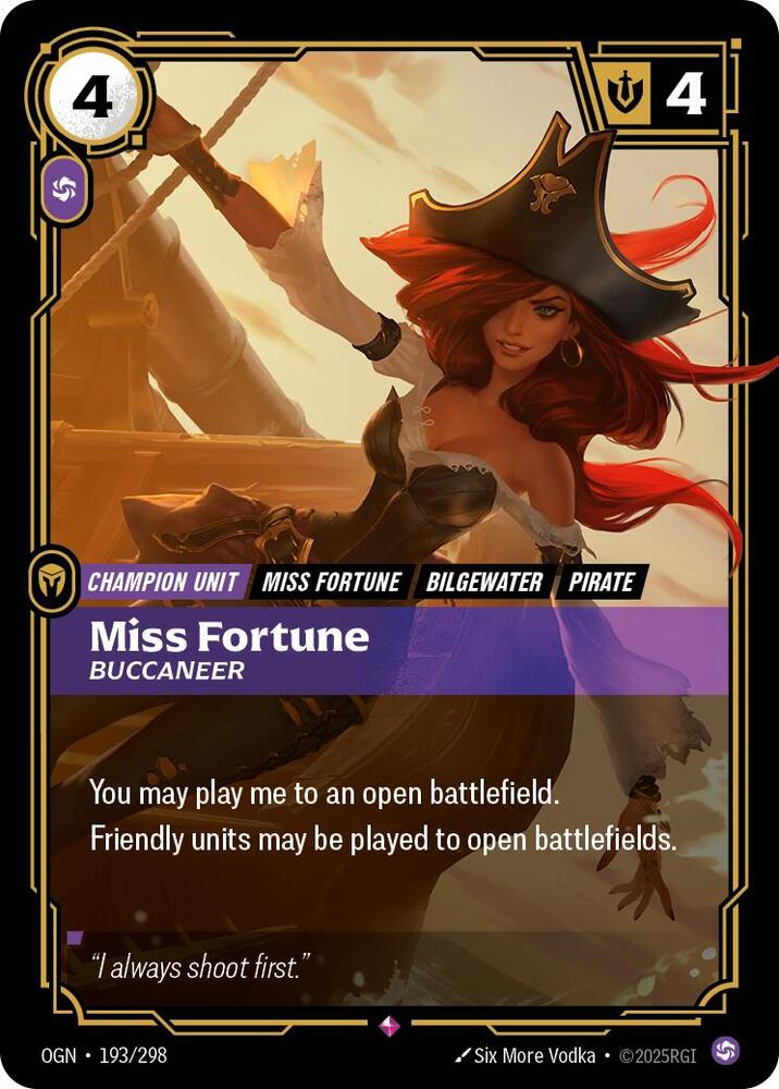Miss Fortune - Buccaneer 193/298 RFTB1
