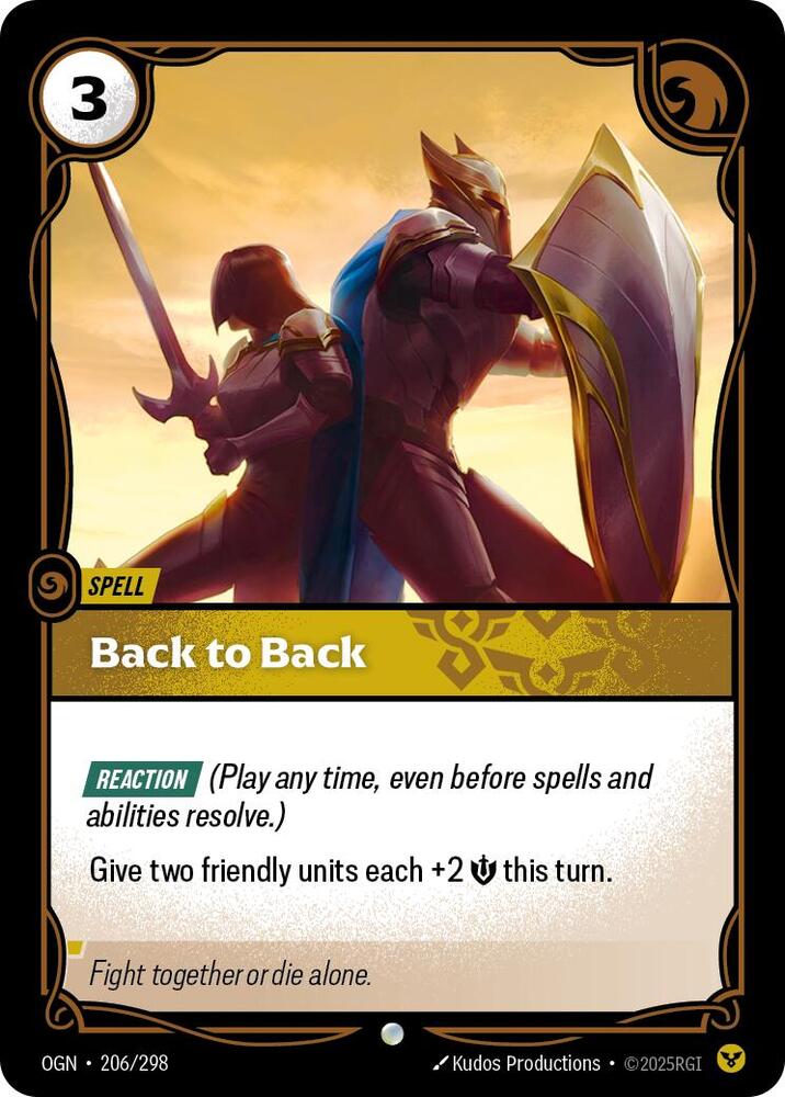 Back to Back 206/298 RFTB1