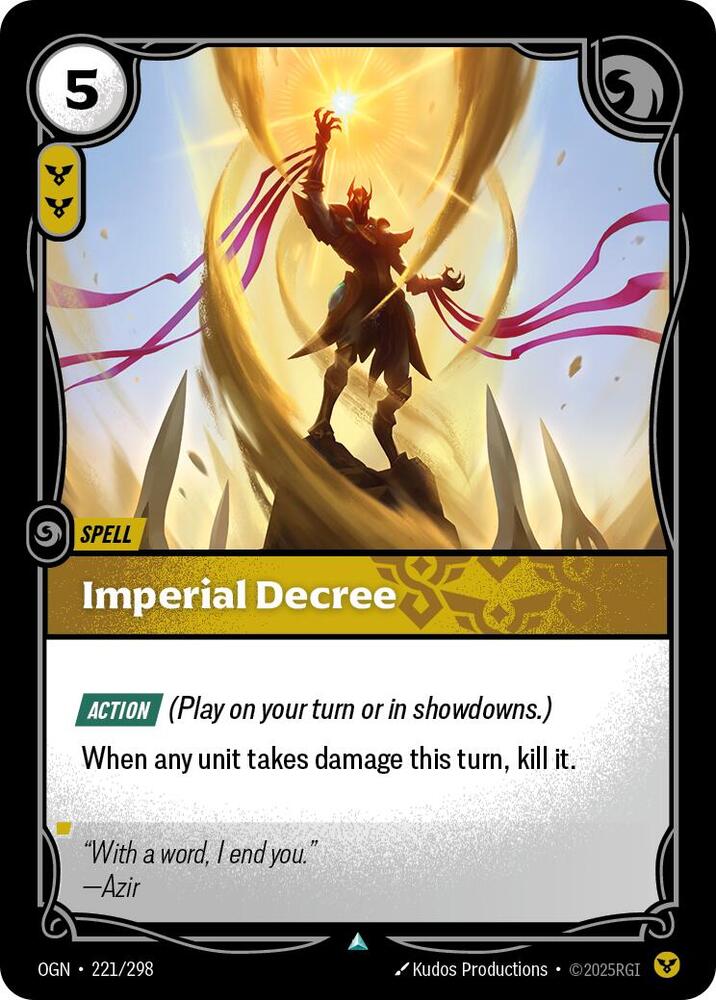 Imperial Decree 221/298 RFTB1
