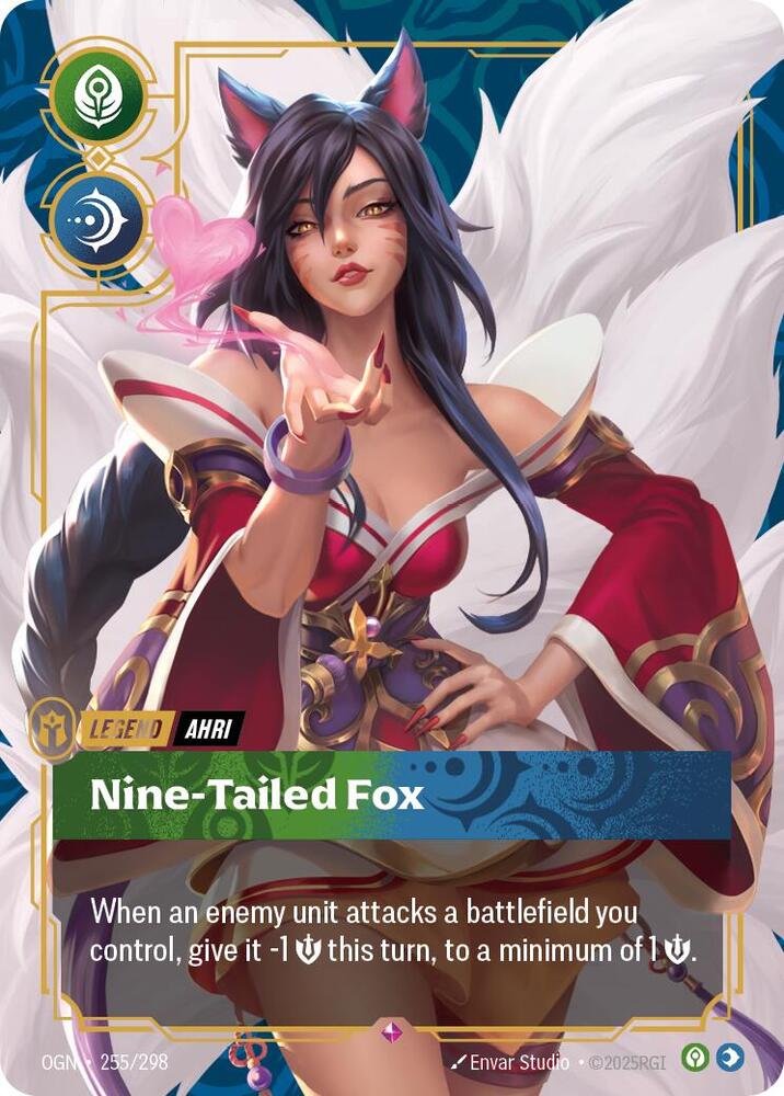 Ahri - Nine-Tailed Fox 255/298 RFTB1