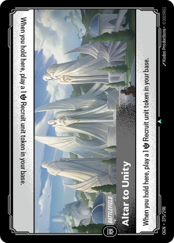 Altar to Unity 275/298 RFTB1