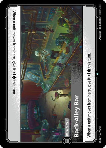 Back-Alley Bar 277/298 RFTB1