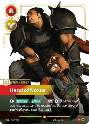 Darius - Hand of Noxus (Showcase) 302/298 RFTB1