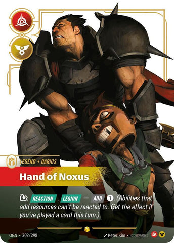 Darius - Hand of Noxus (Showcase) 302/298 RFTB1