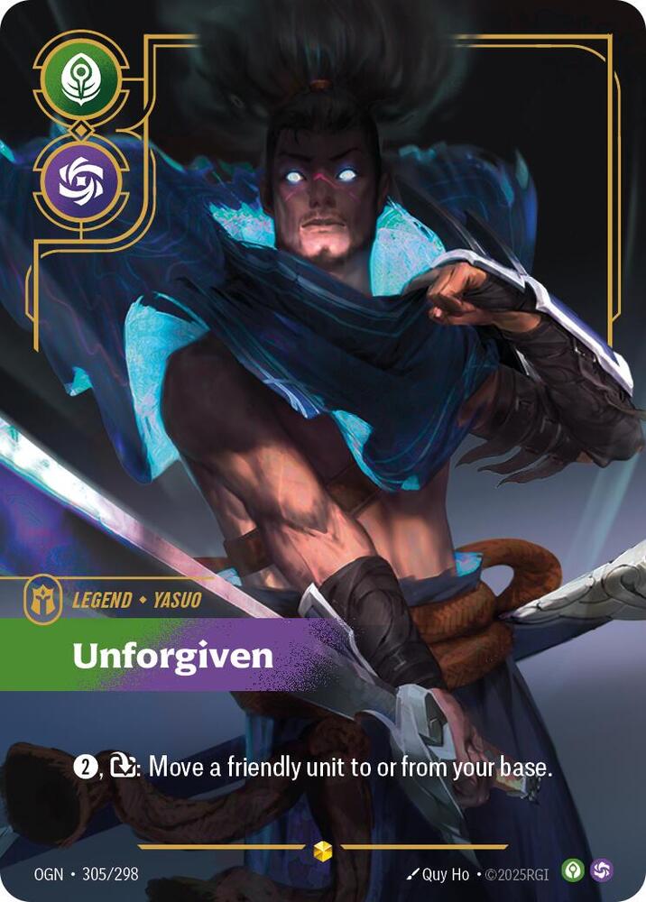 Yasuo - Unforgiven (Showcase) 305/298 RFTB1