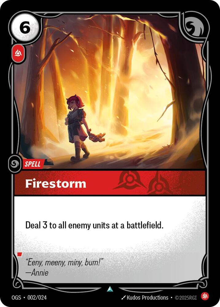 Firestorm 002/024 RFTB1