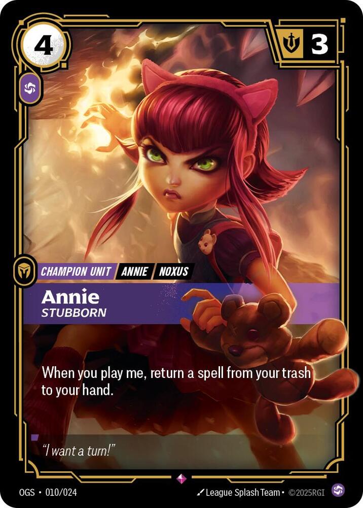 Annie - Stubborn 010/024 RFTB1