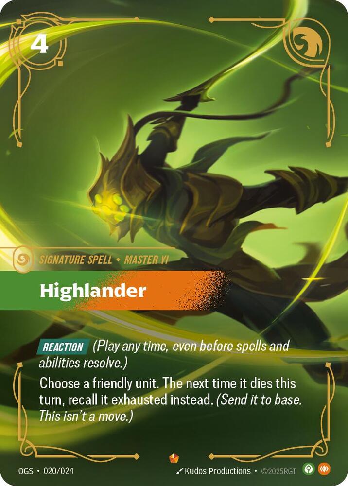 Highlander 020/024 RFTB1