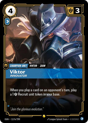 Viktor - Innovator (Alternate Art) 117a/298 RFTB1