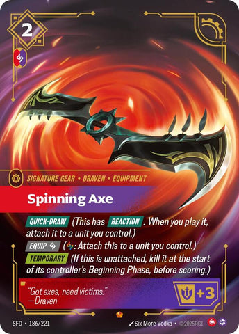 Spinning Axe 186/221 RFTB2