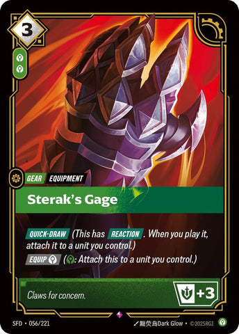 Sterak's Gage 056/221 RFTB2
