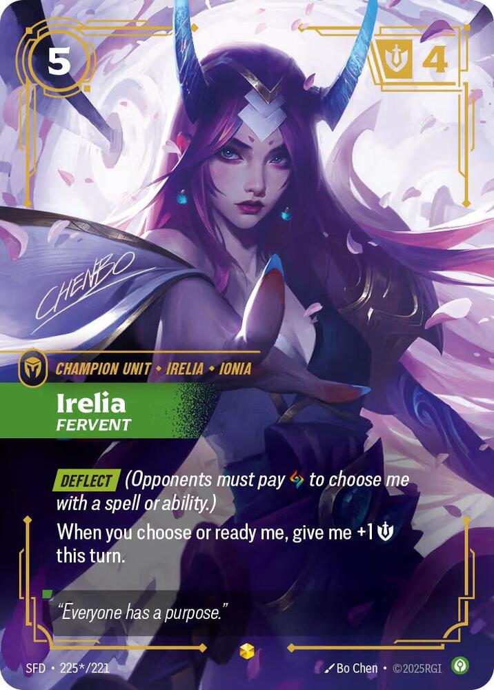 Irelia - Fervent (Signature) 225*/221 RFTB2
