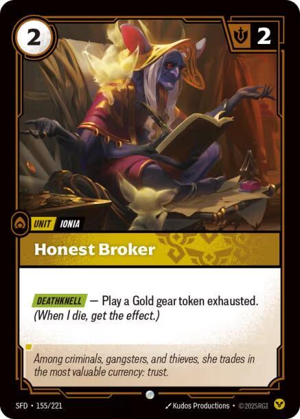 Honest Broker 155/221 RFTB2