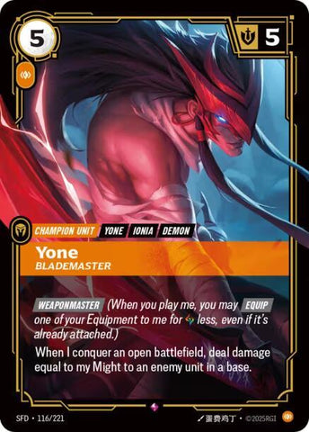 Yone - Blademaster 116/221 RFTB2