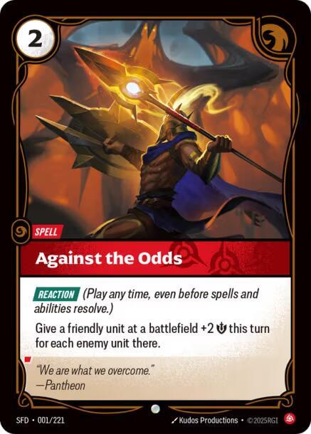 Against the Odds 001/221 RFTB2