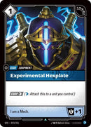 Experimental Hexplate 073/221 RFTB2
