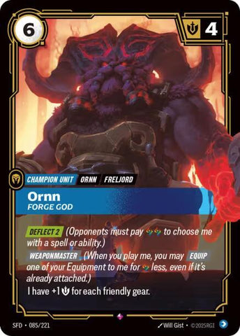 Ornn - Forge God 085/221 RFTB2