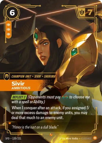 Sivir - Ambitious 120/221 RFTB2