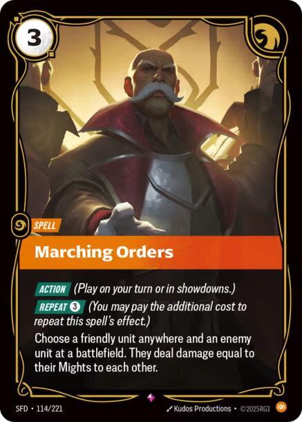 Marching Orders 114/221 RFTB2
