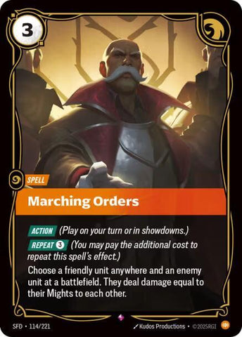 Marching Orders 114/221 RFTB2
