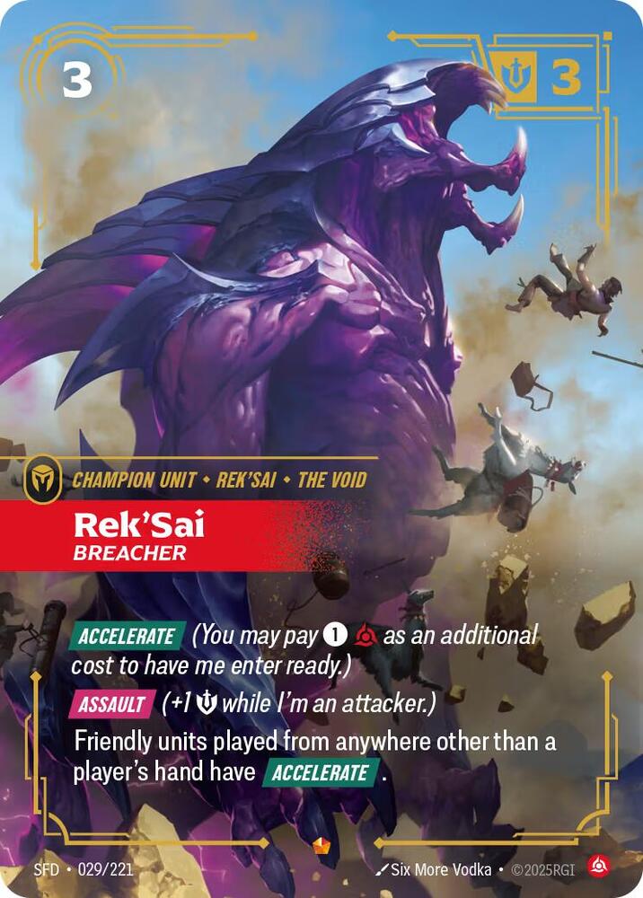 Rek'Sai - Breacher 029/221 RFTB2
