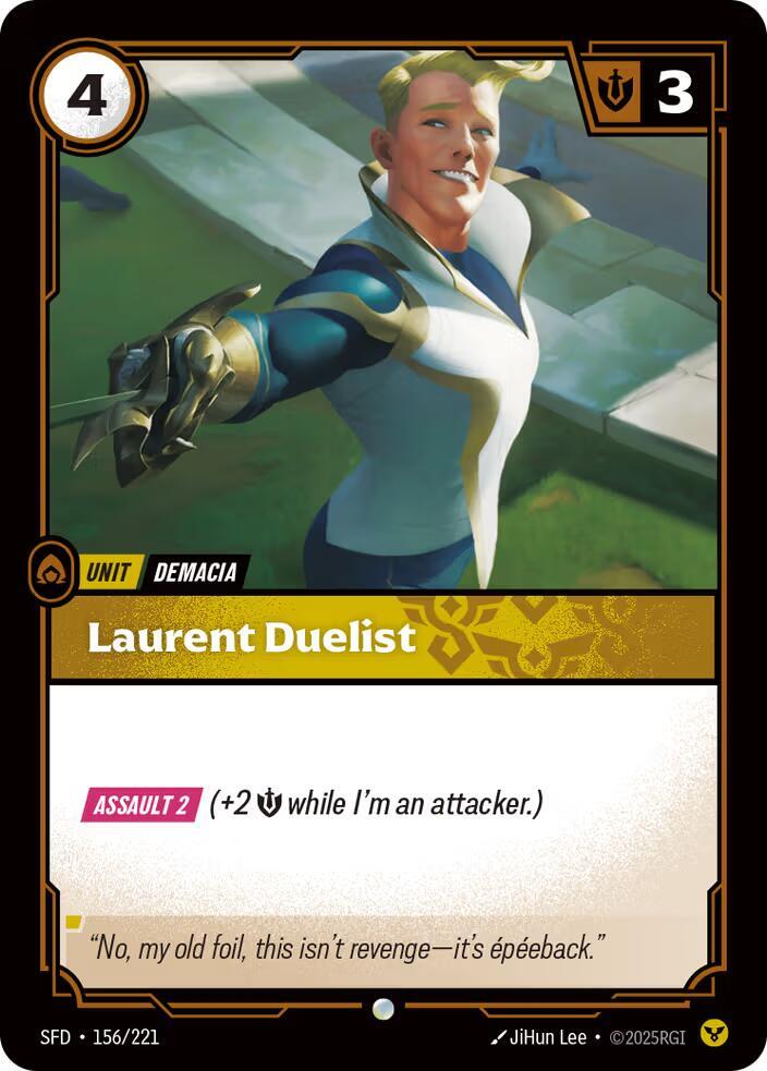 Laurent Duelist 156/221 RFTB2
