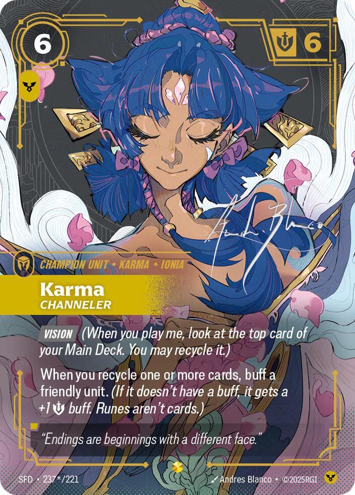 Karma - Channeler (Signature) 237*/221 RFTB2