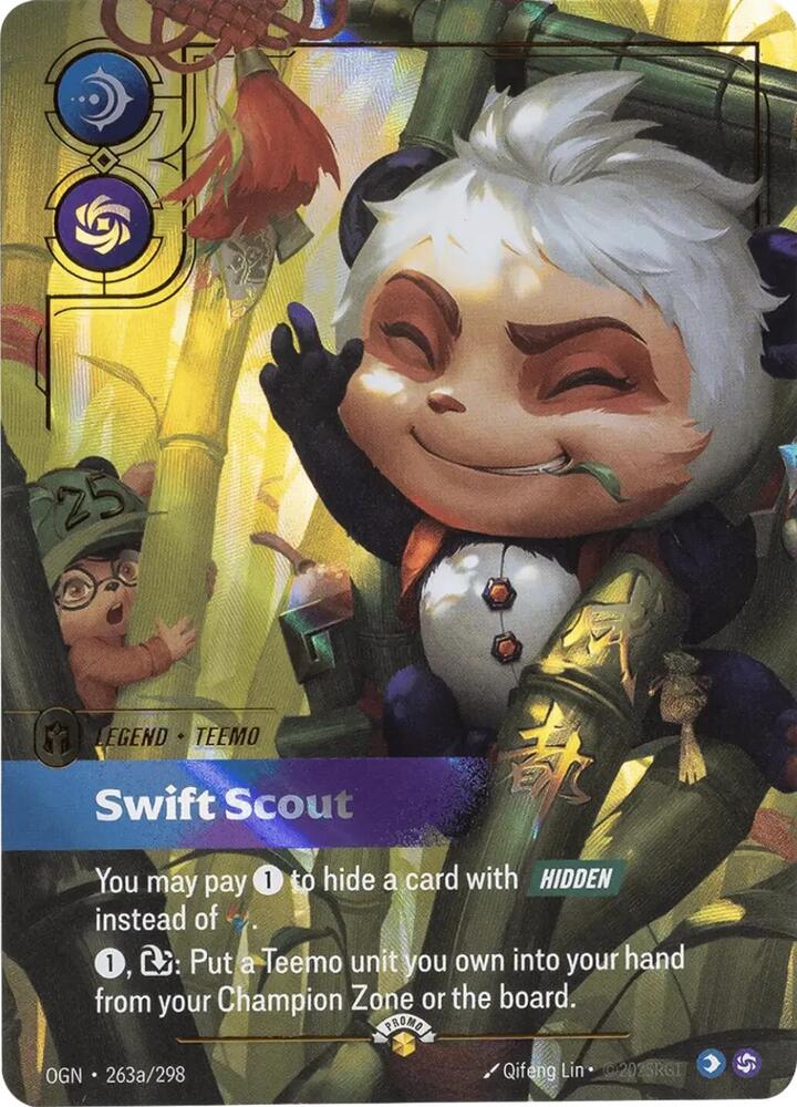 Teemo - Swift Scout (Alternate Art) 263a/298  RFTB1
