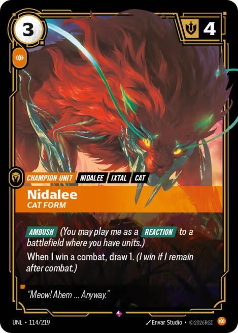 Nidalee - Cat Form 114/219 RFTB3