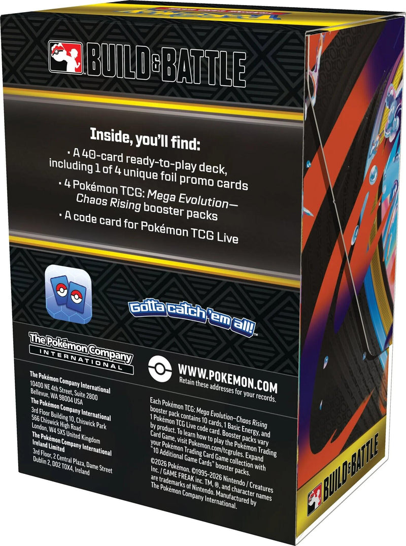 Mega Evolution: Chaos Rising - Build & Battle Box