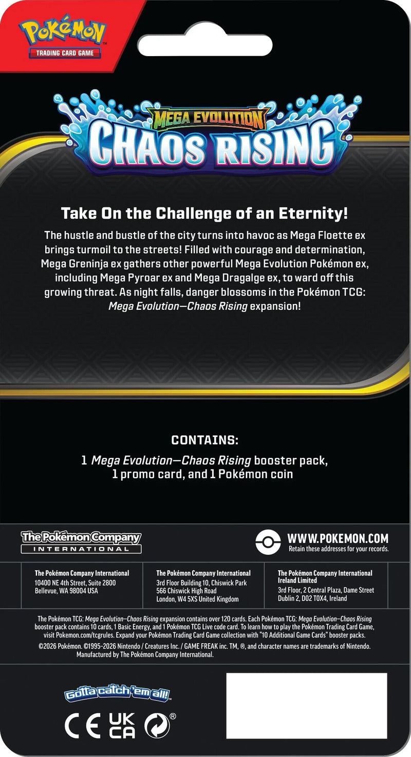 Mega Evolution: Chaos Rising - Single Pack Blister (Toxel)