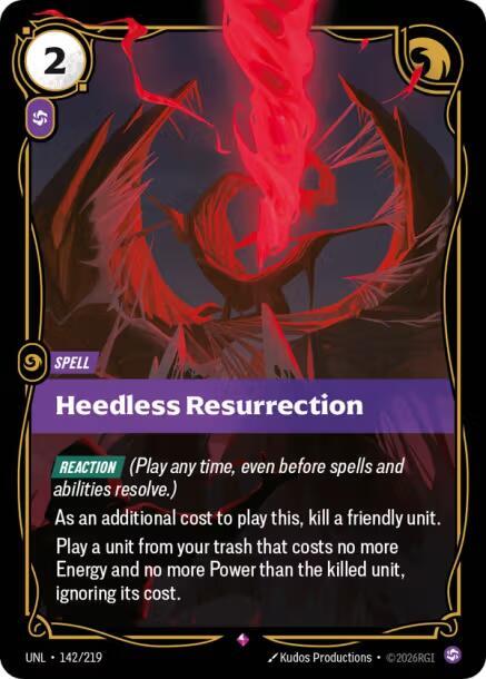Heedless Resurrection 142/219 RFTB3