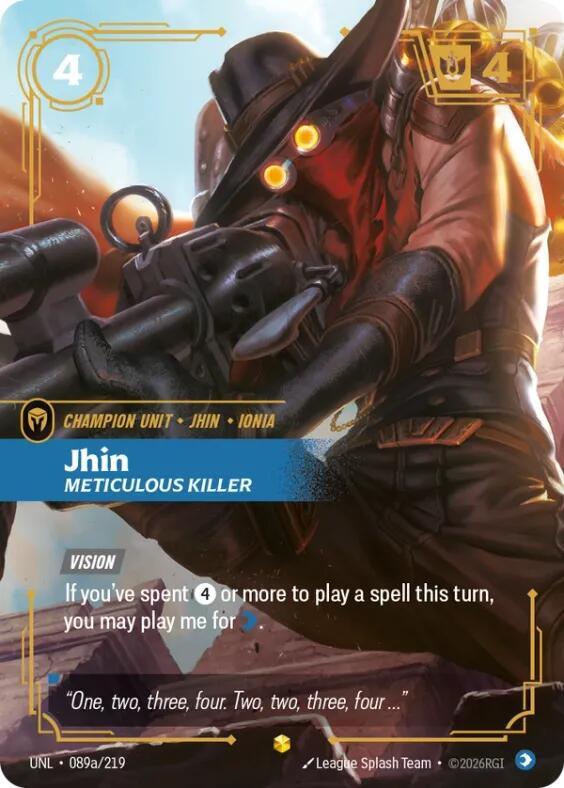 Jhin - Meticulous Killer (Alternate Art) 089a/219 RFTB3
