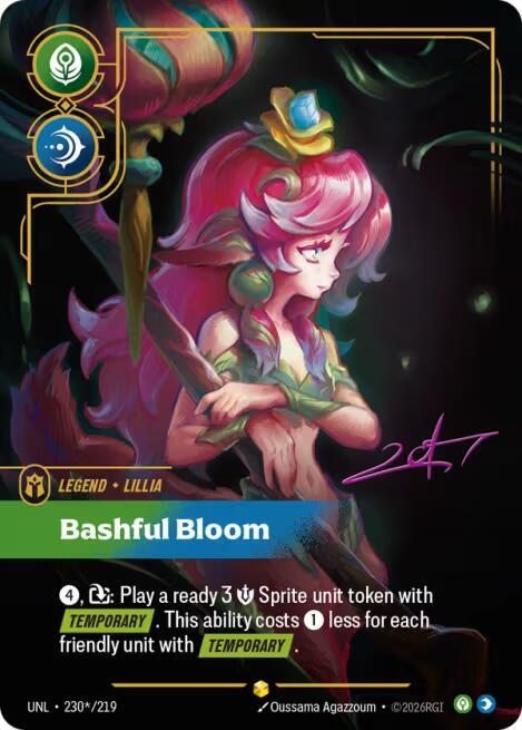 Lillia - Bashful Bloom (Signature) 230*/219 RFTB3