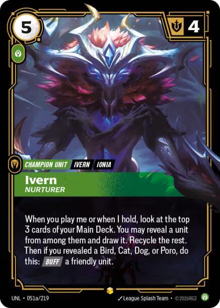 Ivern - Nurturer (Alternate Art) 051a/219 RFTB3
