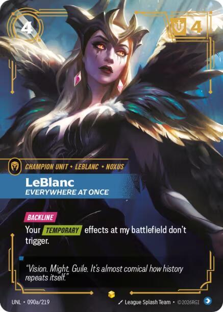 LeBlanc - Everywhere At Once (Alternate Art) 090a/219 RFTB3