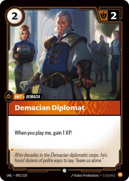 Demacian Diplomat 092/219 RFTB3