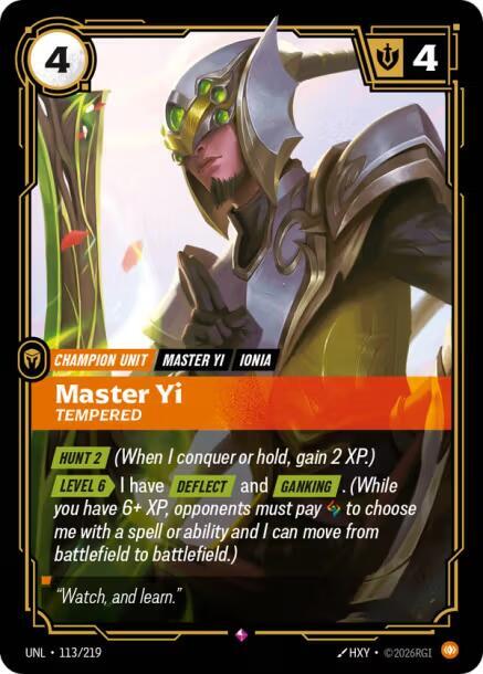Master Yi - Tempered 113/219 RFTB3
