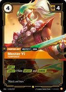 Master Yi - Tempered (Alternate Art) 113a/219 RFTB3