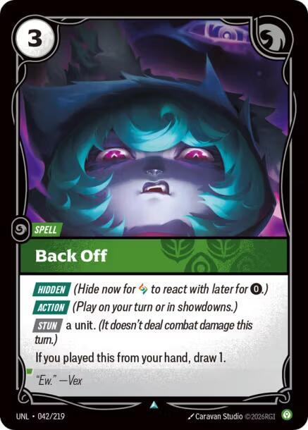 Back Off 042/219 RFTB3