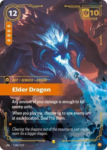 Elder Dragon (Alternate Art) 118a/219 RFTB3