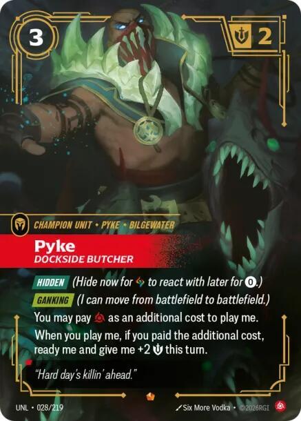 Pyke - Dockside Butcher 028/219 RFTB3