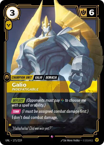 Galio - Indefatigable 171/219 RFTB3